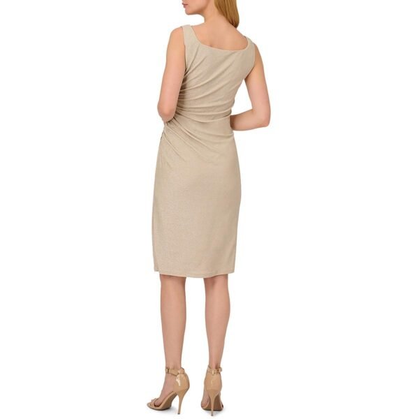Adrianna Papell Womens Metallic Midi Midi Dress - Image 2