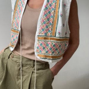 Amina Cotton Vest Elephant